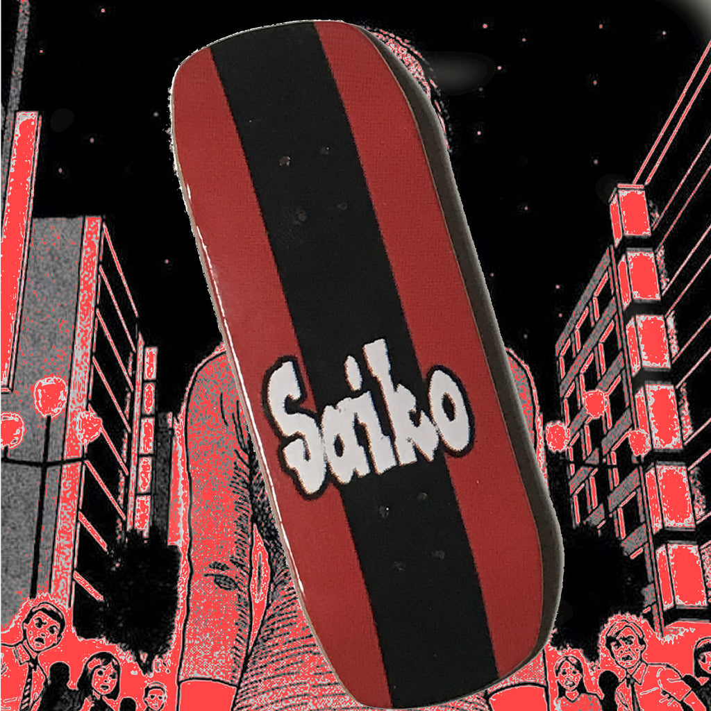 Saiko Striped Graphic (Red)